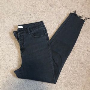High rise black jeans
